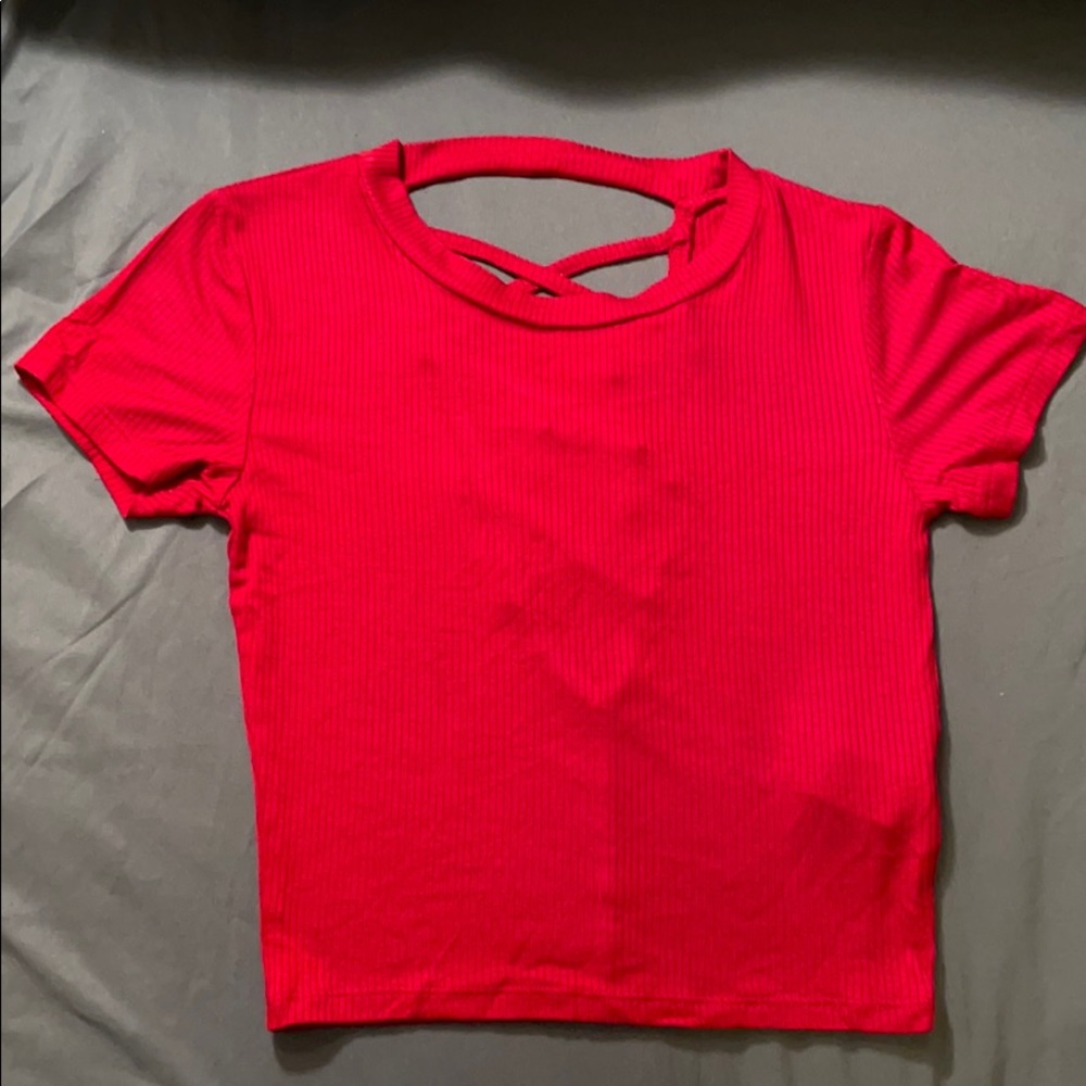 Red Crop Top